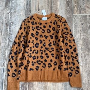 Old Navy leopard sweater